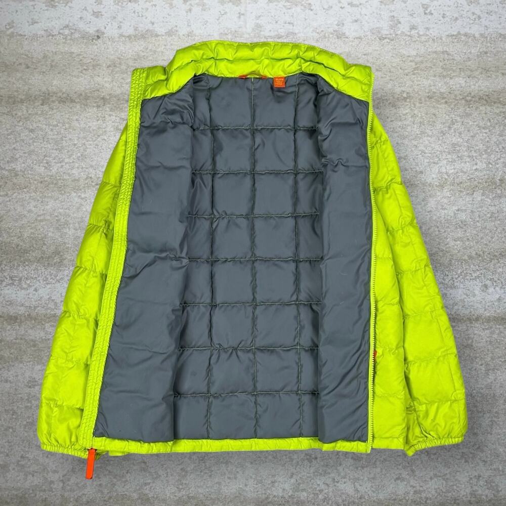 Vintage Y2K Marmot Puffer Jacket Youth XL Electric Green Polyester Full Zip - Picture 2 of 5